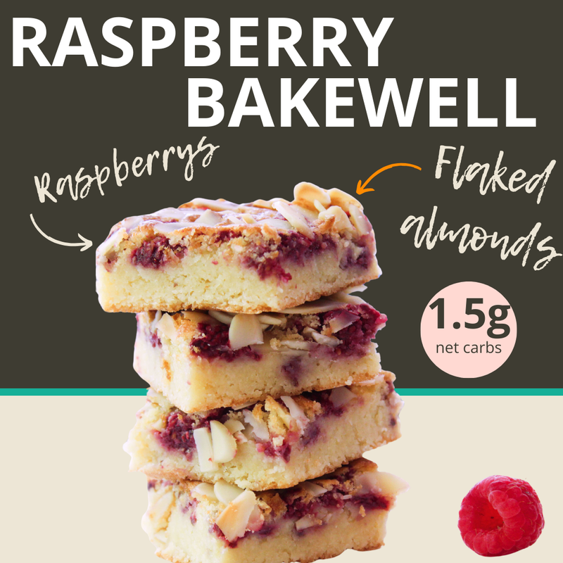 Raspberry Bakewell Blondie Box of 8