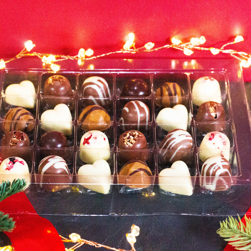 Luxury Advent Chocolates (Assorted box of 24 low sugar chocolates)