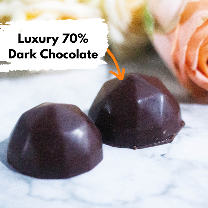 Luxury Spring Chocolates (Assorted box of 24 low sugar chocolates)