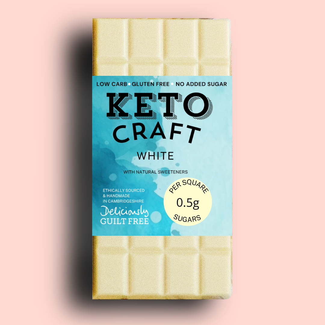 Keto White Chocolate 100g (Monthly)