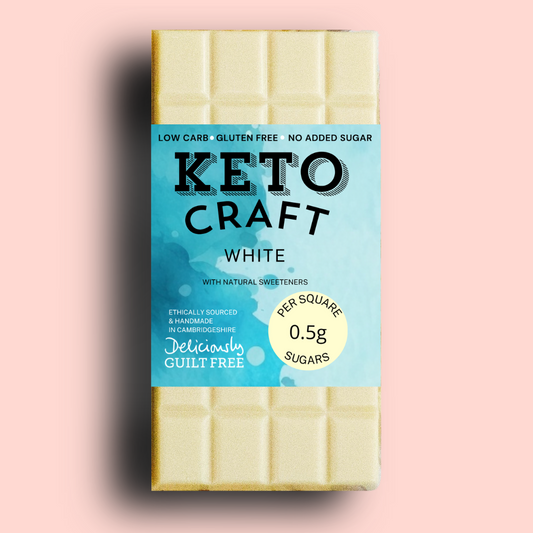 Keto White Chocolate 100g (Monthly)