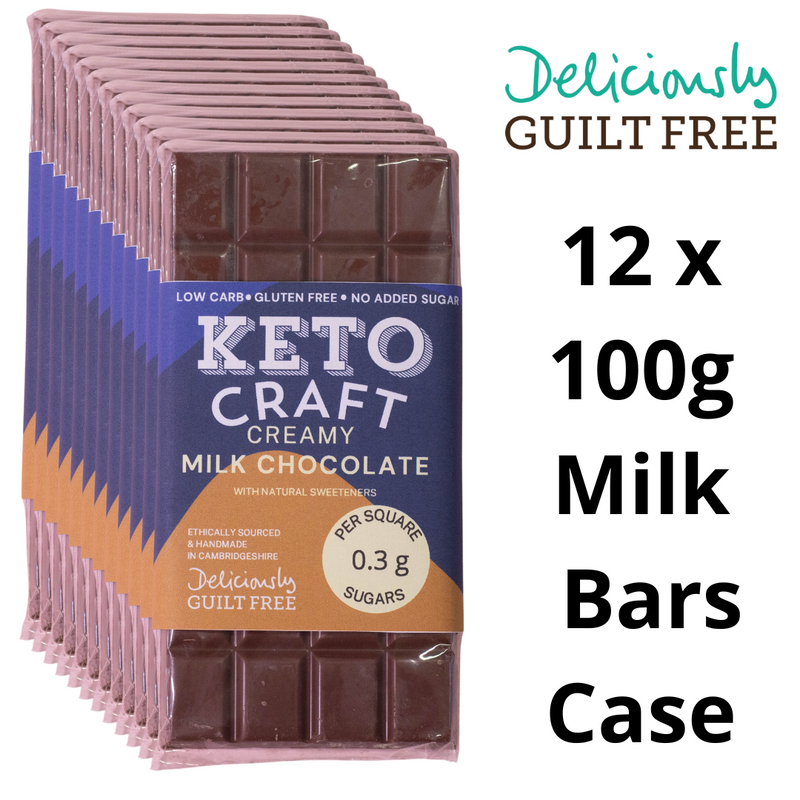 12 x 100g Bars Cream Milk Chocolate Case - Wholesale