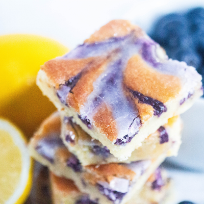 Blueberry Lemon Drizzle Cake & Raspberry Bakewell Cake Bundle