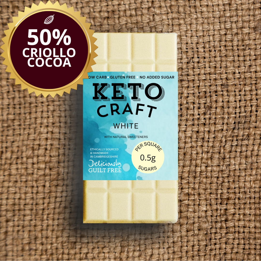 Keto White Chocolate 100g (Monthly)