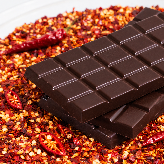 Dark Chilli Chocolate 100g bar