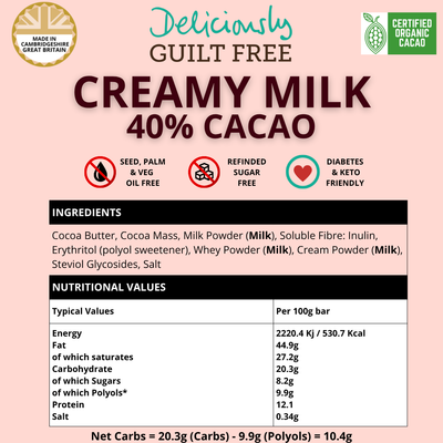 Creamy Milk 40% Cocoa (100g) (Sub)