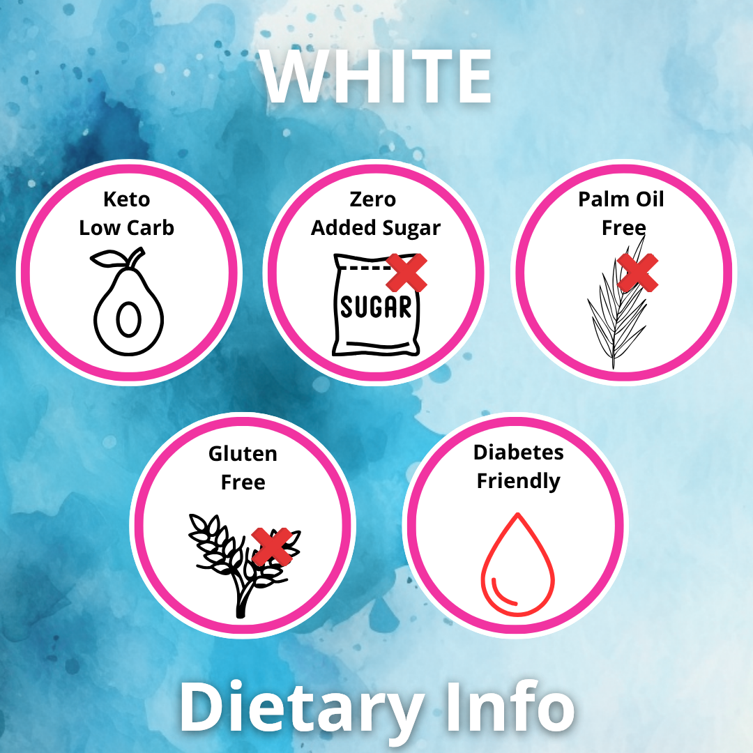 Vanilla Keto White Chocolate Bar 100g