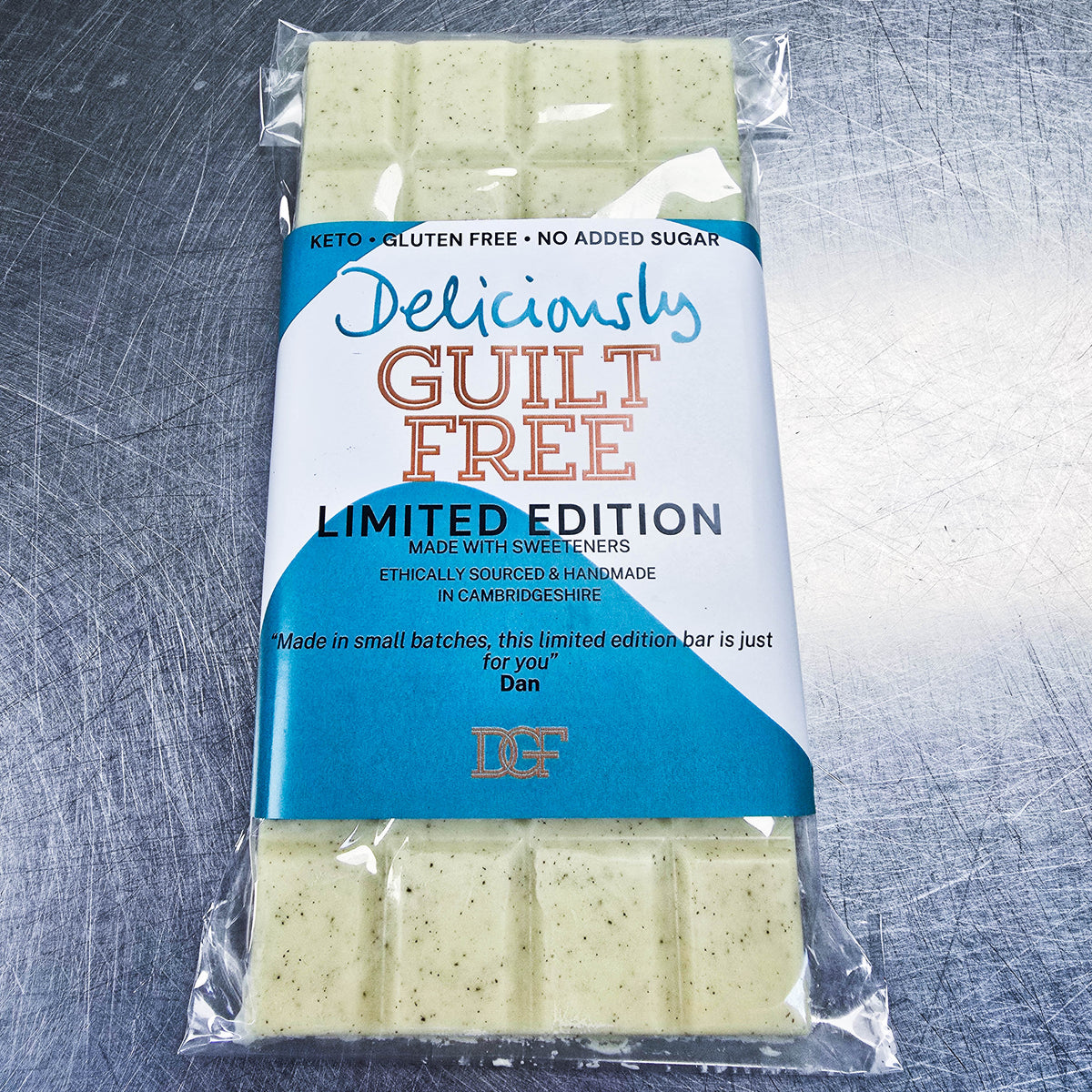 Vanilla Keto White Chocolate Bar 100g