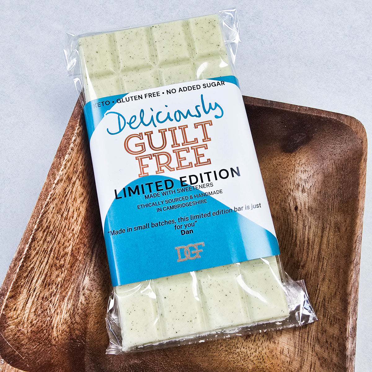 Vanilla Keto White Chocolate Bar 100g