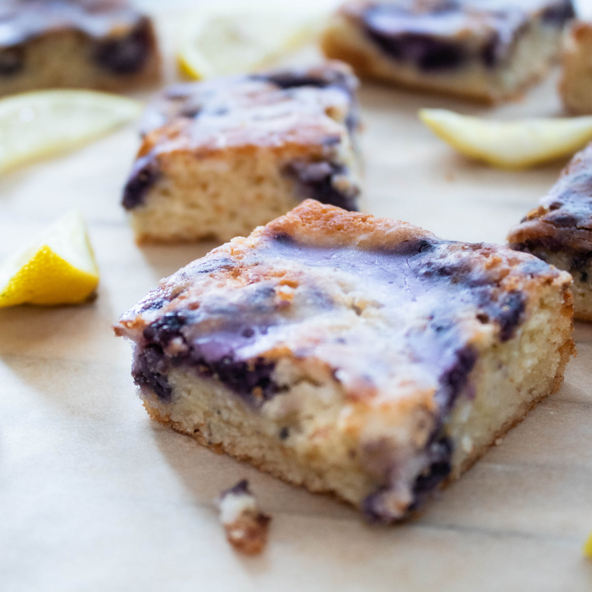 Recipe - Blueberry & Lemon Drizzle