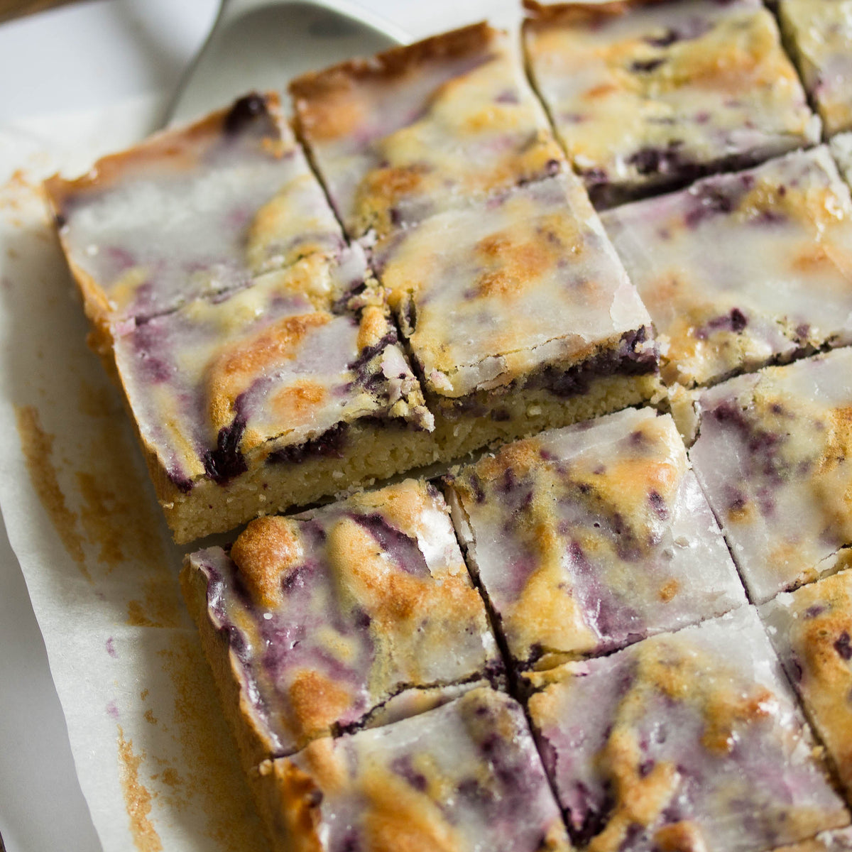 Recipe - Blueberry & Lemon Drizzle