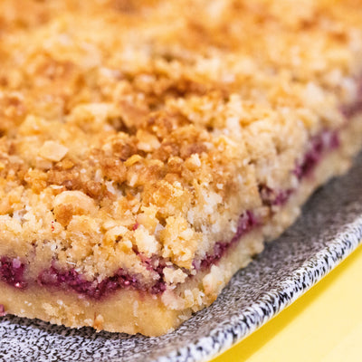 Raspberry Crumble 8 low carb cakes