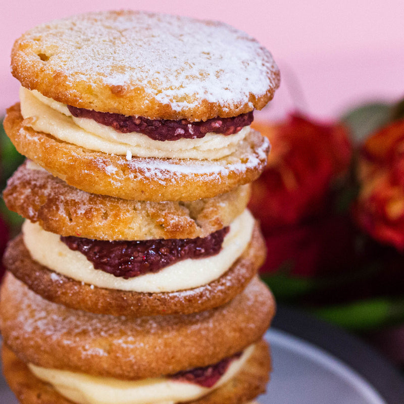 Strawberry Sandwich Keto Cookies Box of 8